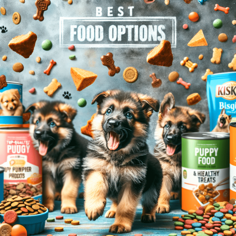 Best Food Options for German Shepherd Puppies
