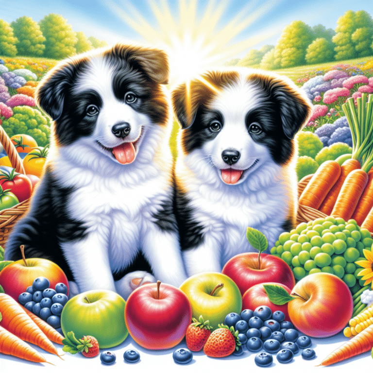 Healthy Eating Habits for Border Collie Puppies