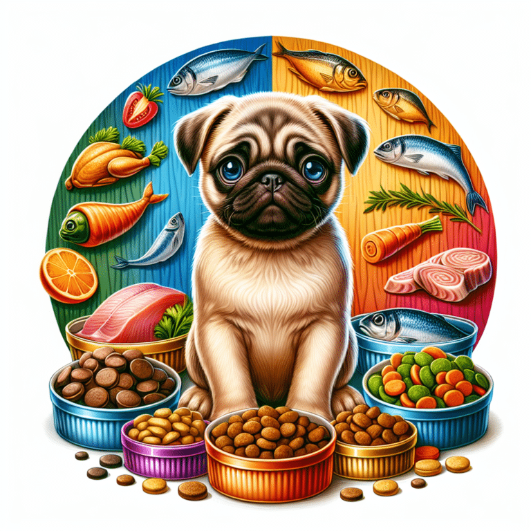 Best Food Choices for Pug Puppies".