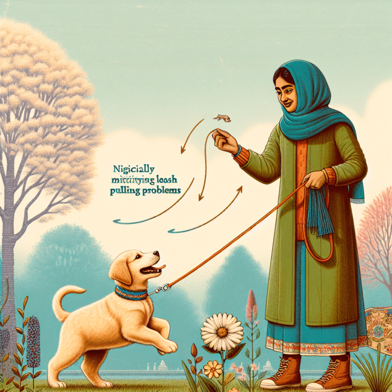  "Taking the Lead: Correcting Puppy Leash Pulling Issues