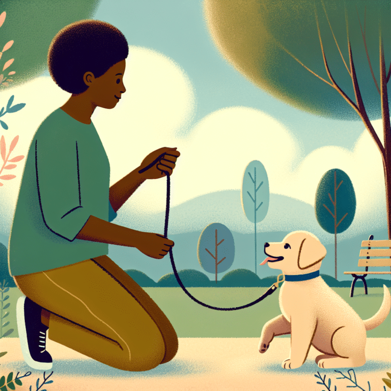  "Taking the Lead: Correcting Puppy Leash Pulling Issues
