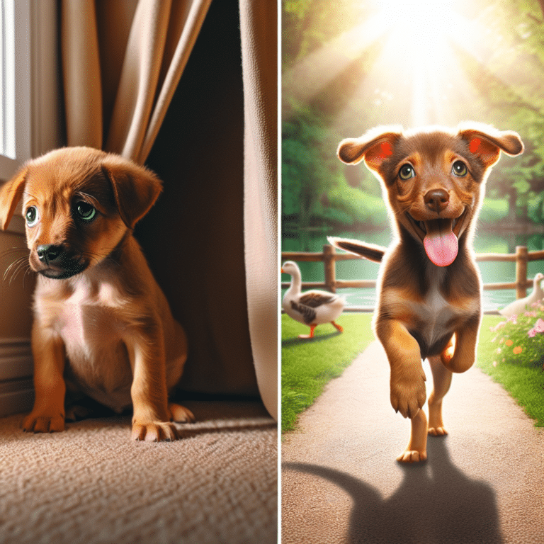  "From Shy to Shine: Helping Your Puppy Overcome Timidity