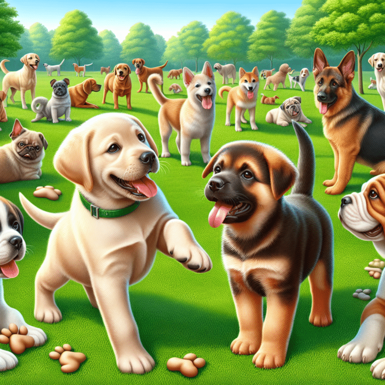  "Paw-fect Playdates: A Guide to Socializing Puppies with Other Dogs